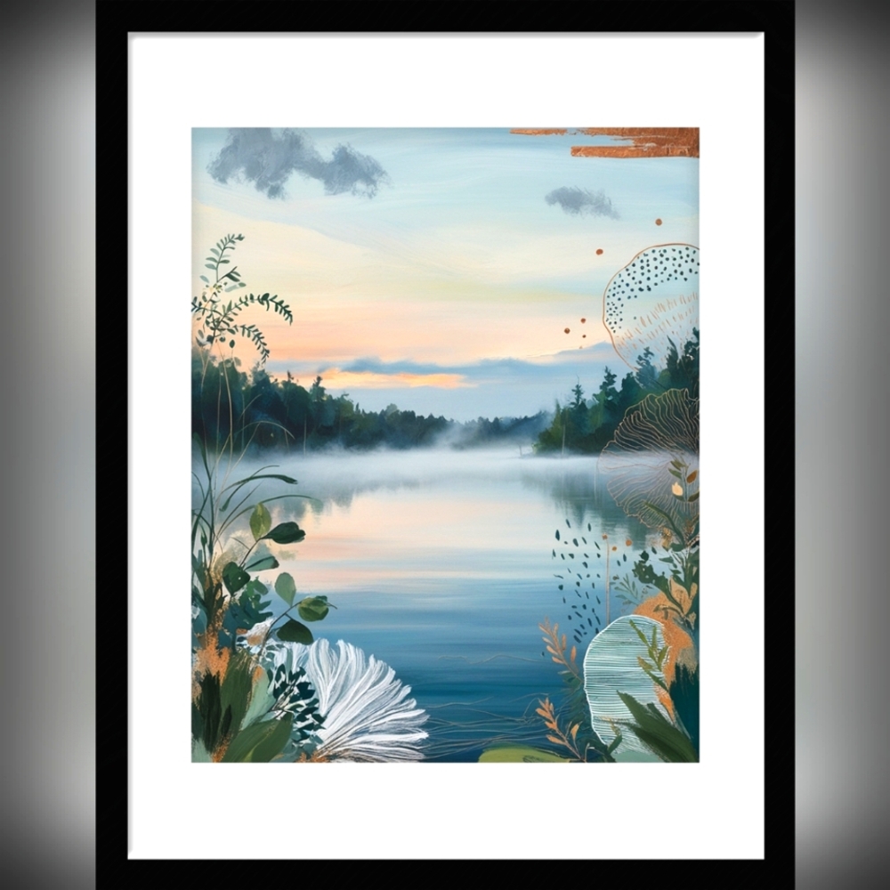 Framed Digital Artwork
